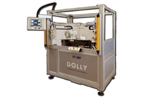 DOLLY Automatic machine to produce the sleeve for subsequent verification of centre-to selvedge, head-to-tail