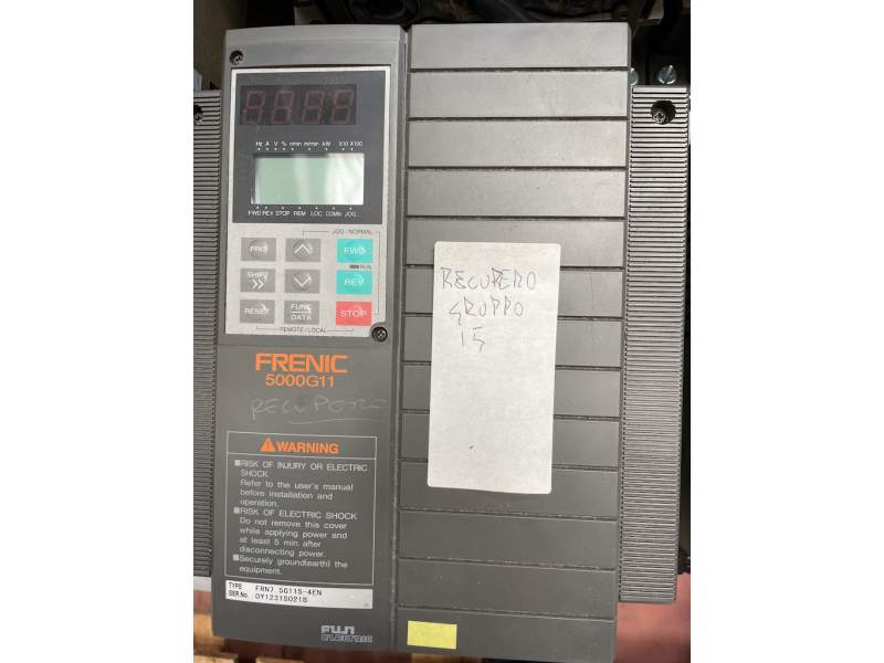 Inverter Fuji modello FRN7.5G11S-4EN adatti ram Bruckner