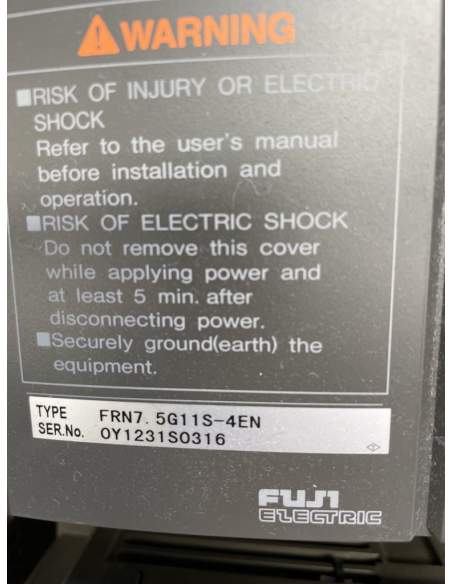 Ram Bruckner 7 campi ricambi schede elettriche elettoniche inverter motori plc impianto anno 2001