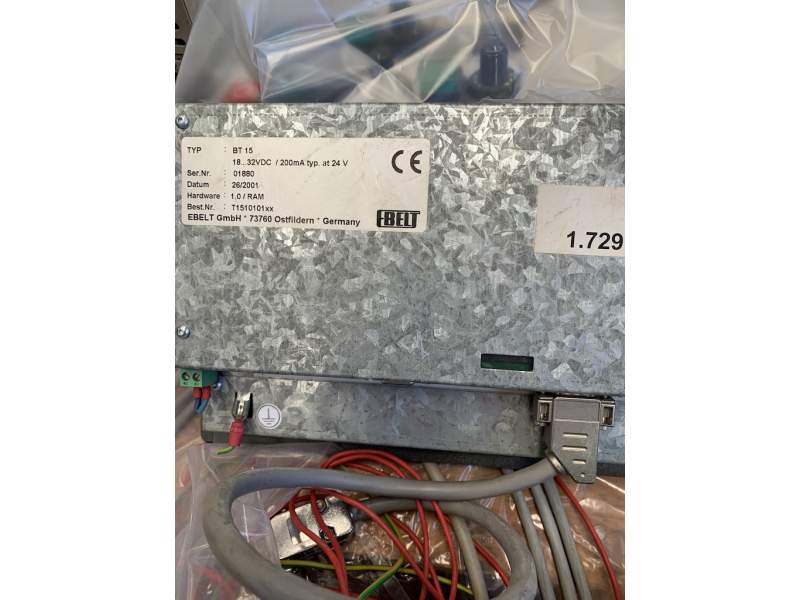 Bruckner stenter 7 chambers Electric and Electronic devices year 2001