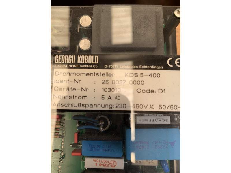 Bruckner stenter 7 chambers Electric and Electronic devices year 2001