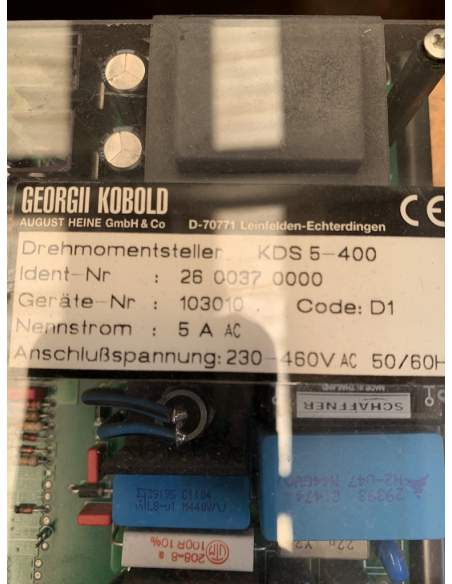 Bruckner stenter 7 chambers Electric and Electronic devices year 2001