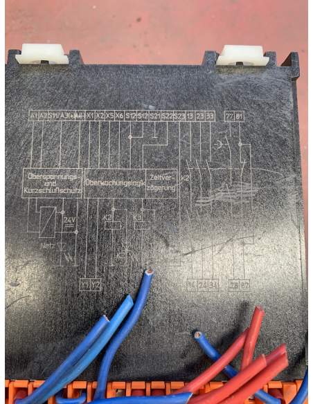 Ram Bruckner 7 campi ricambi schede elettriche elettoniche inverter motori plc impianto anno 2001