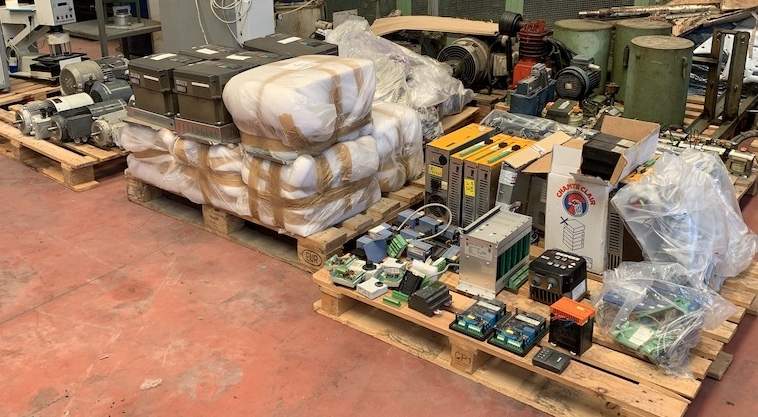 Bruckner stenter 7 chambers Electric and Electronic devices year 2001