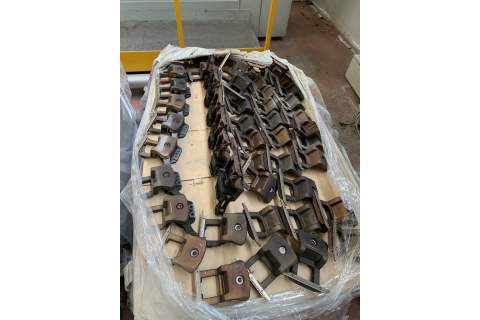 Horizontal oil free chain, lubricated chain, pin/clip and pin Babcock - Artos