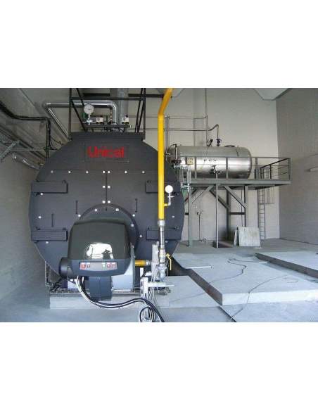 UNICAL Generatore di vapore monoblocco ad alta pressione a 3 giri di fumo