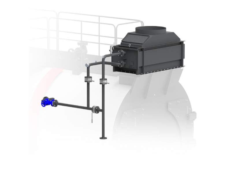 Optional equipments for steam boilers