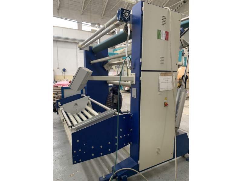 T-SV-AR A-frame winder machine for the preparation of the fabrics in big roll