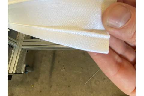 CROSS HEMMING MACHINE FOR NAPKIN WITH NEW HEMMING TECHNOLOGY 2