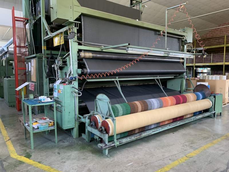 COATING LINE WW 5000 mm OIL HEAT for rugs