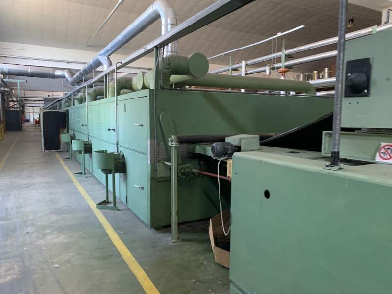 COATING LINE WW 5000 mm OIL HEAT for rugs