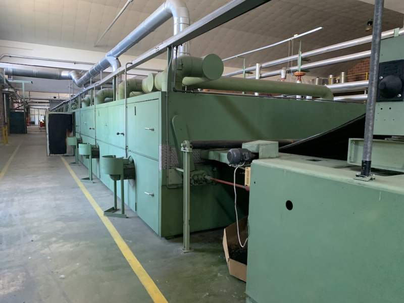 COATING LINE WW 5000 mm OIL HEAT for rugs