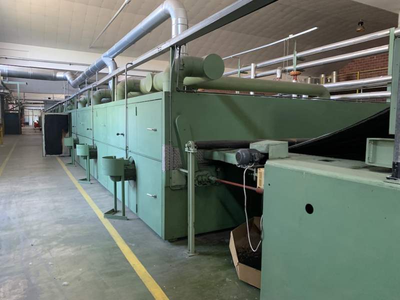 COATING LINE WW 5000 mm OIL HEAT for rugs