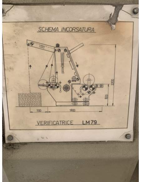 Inspection machine LA MECCANICA ww 2000mm