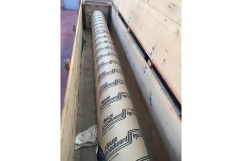 Coppia cilindri foulard kusters altezza tavola 3400mm
